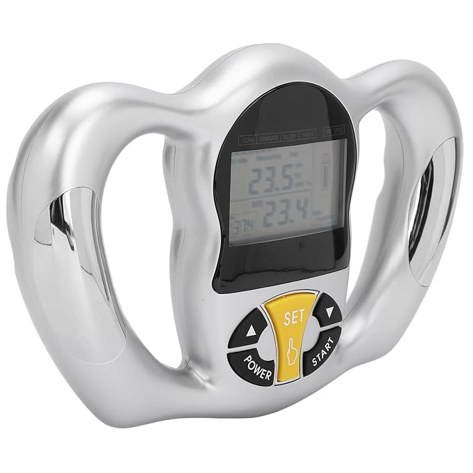 Handheld Body Fat Loss Monitor Body Composition Monitor with Scale BMI Meter Fat Analyzer Health Monitor Body Fat Monitor Device Handheld Body Fat Measurement Tool