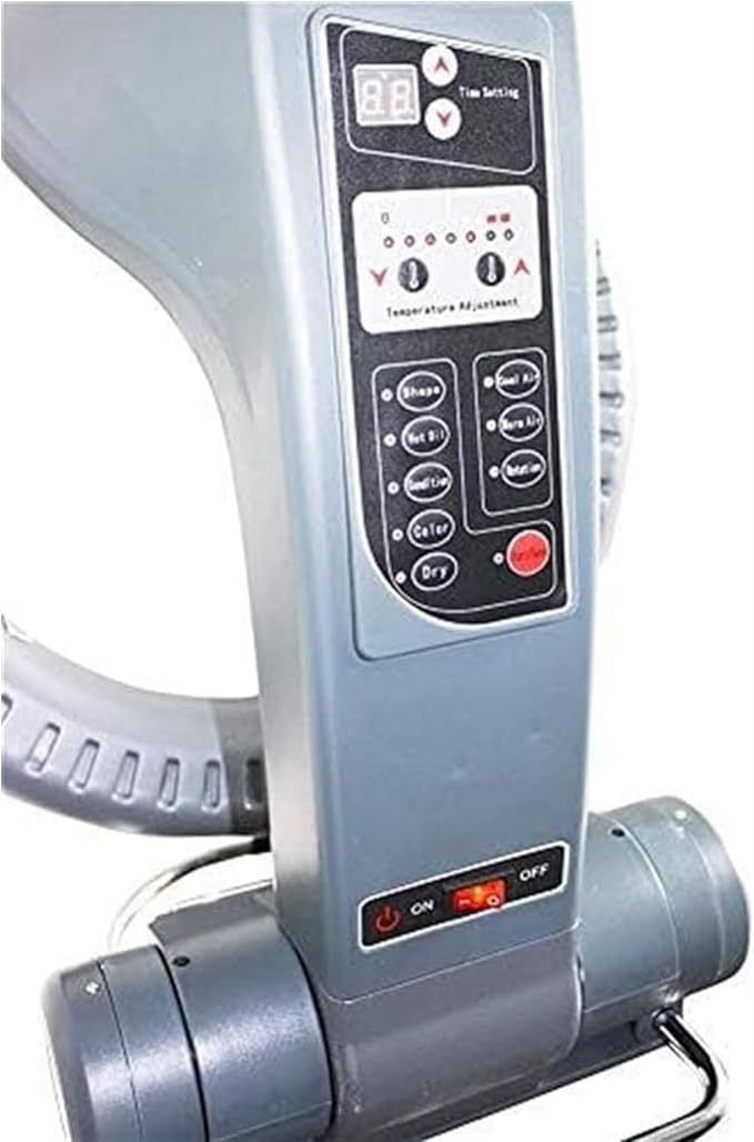 Salon Track Hair Dryer Dedicated Cold Perm Machine Digital Control Hair Dye Perm Processor Hair Dryer Accelerator with Wall Mounting System AdjustableA