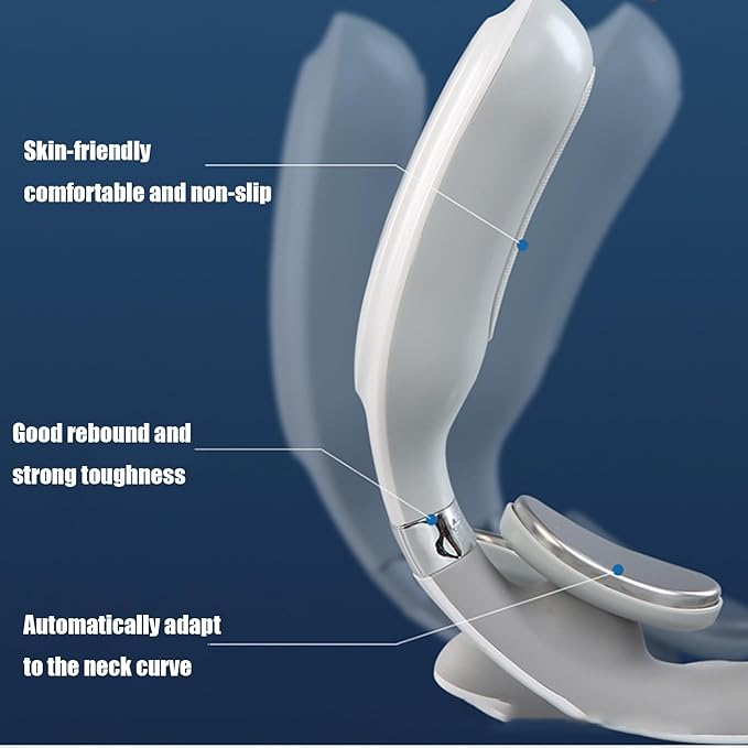 Magic Pro 2.0 Neck Massager 2025 New 4 Head Heated Electric Portable Necks Massagers 6 Modes &amp 15 Levels Deep 3D Kneading Promotes Muscle Relaxation for Neck Back(1pcs)