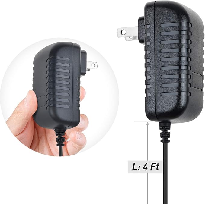 AC/DC Adapter for Theragun liv Percussive Massager Muscle Stimulator 12V Power Supply
