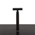 West Coast Shaving Midnight Collection Razor 88B Black Stainless Steel (WCS Exclusive Open Comb (Toothsome))