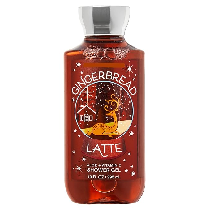 White Barn GINGERBREAD LATTE Shower Gel 10 Fluid Ounce