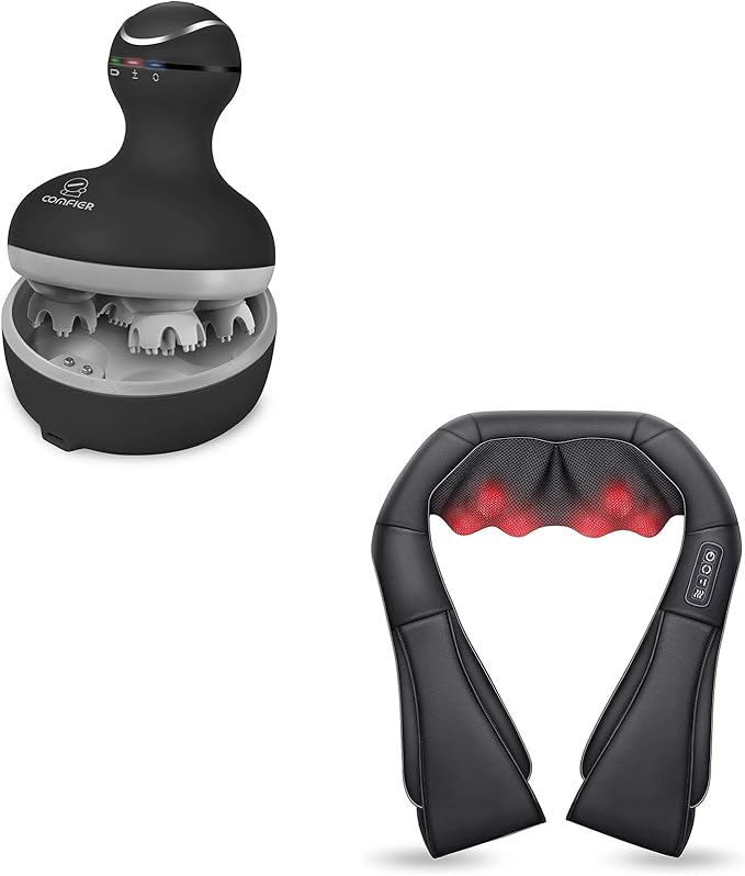 COMFIER Shiatsu Neck Massager &amp Scalp Massager