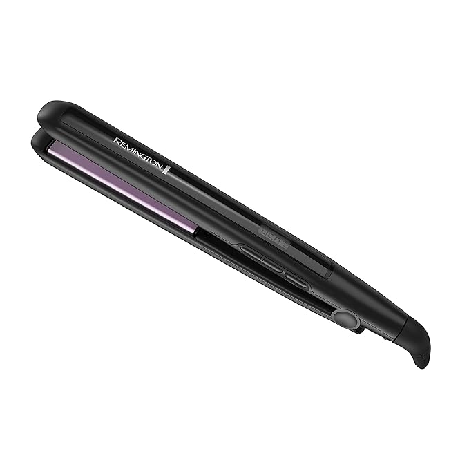Remington Amazing Hair Bundle: Anti Static Ceramic Hair Straightener &amp Digital 1-1 ½ Inch Ceramic Curling Wand