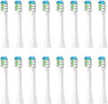 Replacement Toothbrush Heads Compatible for nx800016PCS(16pcs White)
