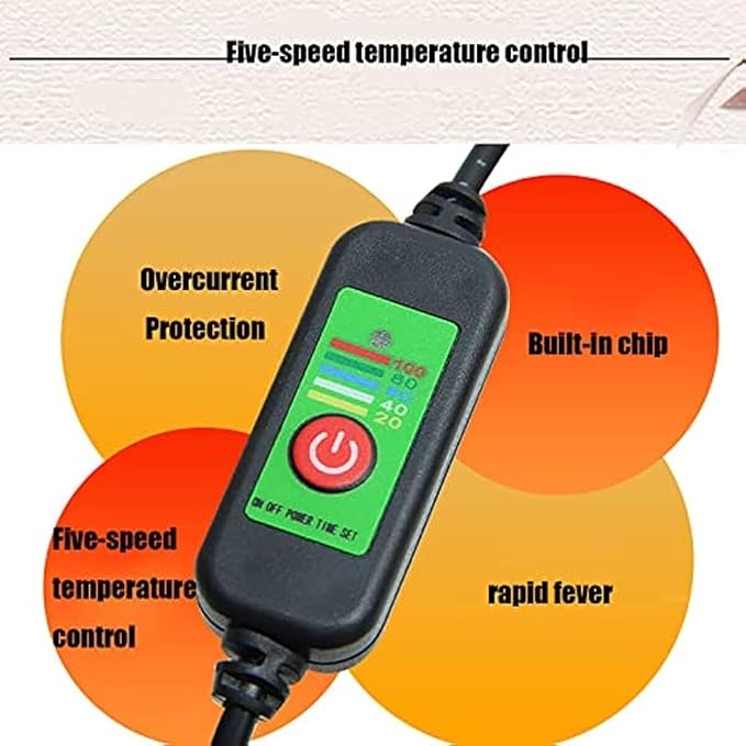 Hot Stone Electric Massager Adjustable Temperature GuaSha Body Relax Skin Lift