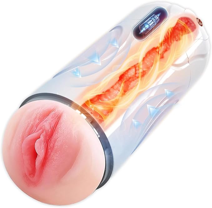 Automatic Male Masterburbatar Pocket Puzzy Heat Vibration Sucking Thrusting Mens Masterbuters Life Size Adult Toy Tight Sleeve Electric Massager Mastusbafor Machine Hands Free Underwear POW05