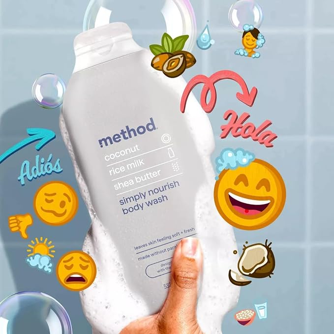 Method Body Wash Simply Nourish - 18 fl oz