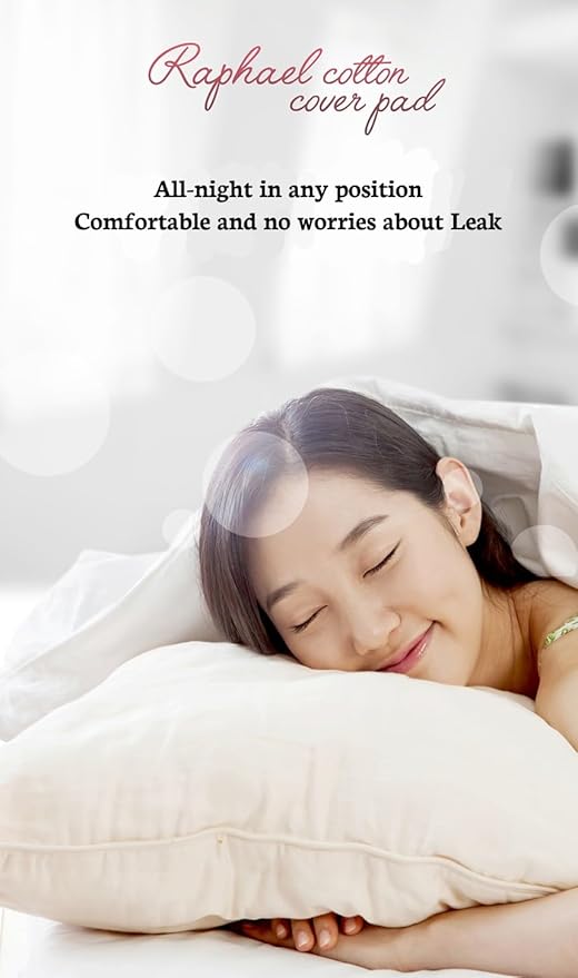 RaphaelAngel Ultra-Thin Safety Cotton Sanitary Pads with Wings (Regular-Absorbency / 72Counts) - Leak-Free Comfort Feminine Care Women High Absorption Clean Ingredients Hypoallergenic