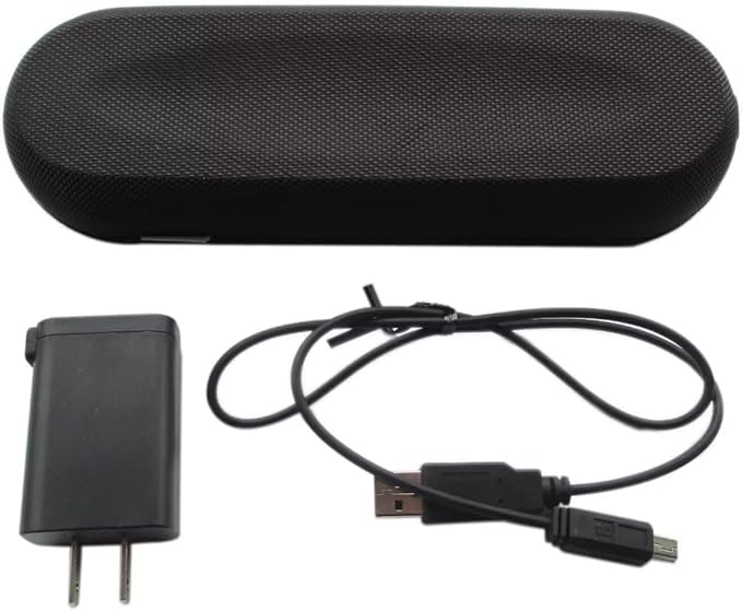 HX9210 Travel Charger Case w/AC Charger+USB Cable Replacement for Philips Sonicare DiamondClean Sonic Toothbrush HX9382HX9372HX9362HX9360(Black-Purple)
