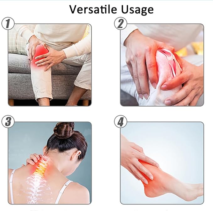 Red Light Therapy for Face and Body 18 LEDs 660nm Red and 850nm Near Infrared LED Red Light Therapy Light with Angle Adjustable and Clip Suitable for Body at Home Skin Care Pain Relief