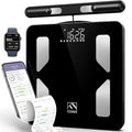FITINDEX Smart Scale for Body Weight Body Pod Scale [2026 Upgraded] 8-Electrode Body Composition Scale with BMI Body Fat Muscle Mass Digital Bathroom Scale with Larger Platform Bluetooth