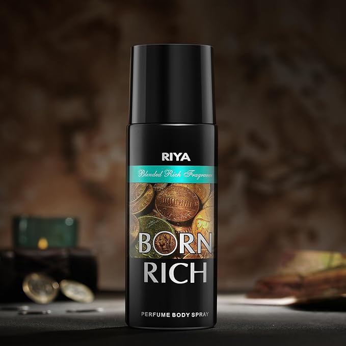 Riya Combo Of Born Rich Deodorant Perfume Body Spray - 150Ml2