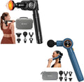 NAPRE Massage Gun with Heat and Massage Gun with Extension Handle and 3 Adjustable Angles