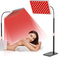 Red Light Therapy for Body: Infrared Light Therapy Panel Lamp with Stand 660nm Deep Red and 850nm Near Infrared LED Device at Home for Face and Body (Gooseneck Telescopic Model)