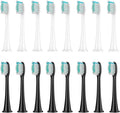 8/12/16PCS Replacement Toothbrush Brush HeadsCompatible for Phili Electric Handles(16pcs (2 Colors))