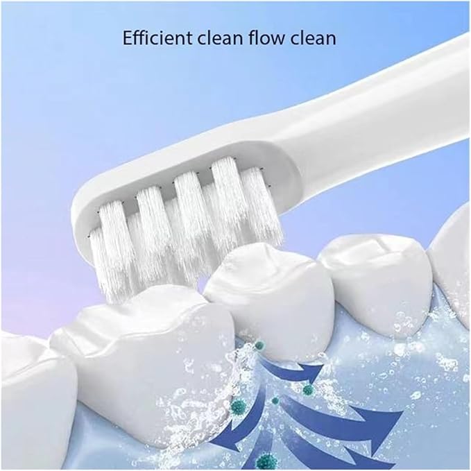 8PCS Replacement Electric Toothbrush Heads Compatible for EX3(White 8)