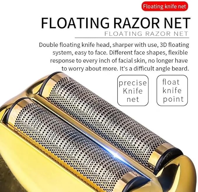 Electric Razors for Men Metal 2 Speed Motor Shaver for Men Rechargeable Barber Hair Electric Shaver Beard Razor for Head Bald Wet Dry Professional