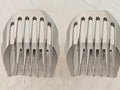 Replacement Cordless Men's Beard Trimmer Hair Clipper Comb for Panasonic ER-GB40-S Adjustable 19 Length Setting Men Electric ShaverWashable ER-GB40-S(2pcs)