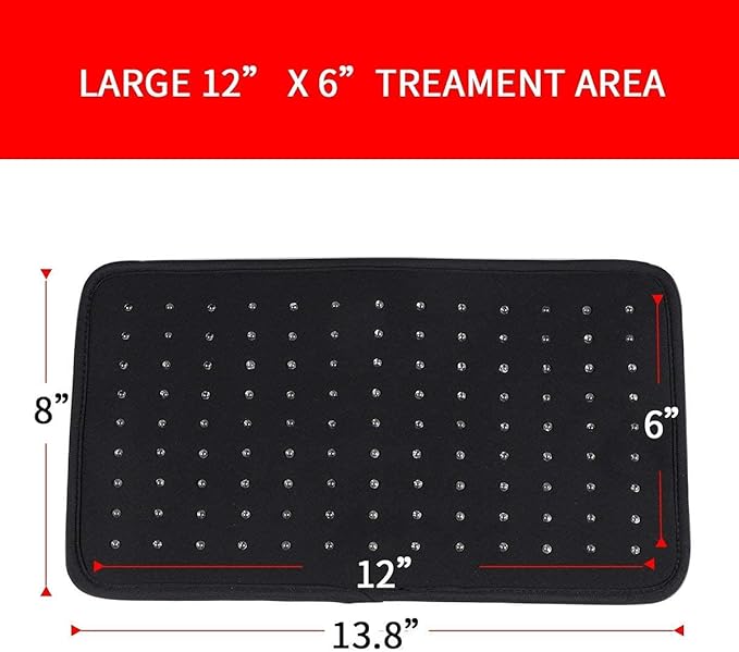 Red Light &amp Near Infrared Therapy Wrap FDA Cleared Led Light Therapy Back Pain Relief Device Wearable Deep Penetrating Pad Relief for Joints Knee Pain