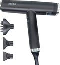 Professional Ionic Hair Dryer High-Speed 110000 RPM Low Noise Temperature Control Portable Negative Ionic Blow Dryer with Diffuser and Concentrator for Home Travel and Salon