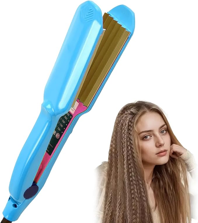 Hair Waver Crimpers for Women Crimping Tool 30s Rapid Heating Volumizing Hair Crimper Styler for Fluffy Hairstyle Corn Waves