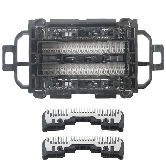 Updated Electric Shaver Head ES9038 Blade Replacement Fits for Panasonic ES-CLV8B ES-CLV8C ES-CLV7A ES-CLV7B ES-CLV7C &amp Also for ARC 5 Blade Shavers All Models(Replaces for ES9036)