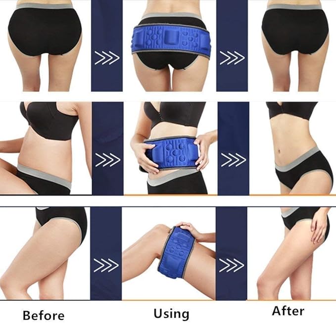 Burning Fat Slimming Belt Electric Weight Lose Magnet Belt Vibration Massage Rejection Shaper Bel of Fat Machine for Waist Thigh Hip Leg