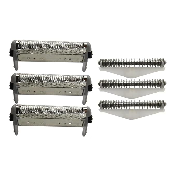 Foil and Cutter Set Compatible with Remington MicroScreen 3 TCT MS3-2000 MS3-2700 MS3-3000 MS3-3500 MS3-3700 MS3-4000