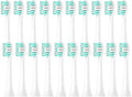 Compatible for Philips HX6100 HX6220 HX6212 HX6312 HX6411 HX6431 HX6500 HX6511 HX6512 Replacement DuPon Toothbrush Soft Bristle Brush Heads(Silver)