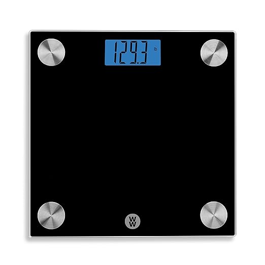 Weight Watchers Scales by Conair Scale for Body Weight Digital Bathroom Scale in Black