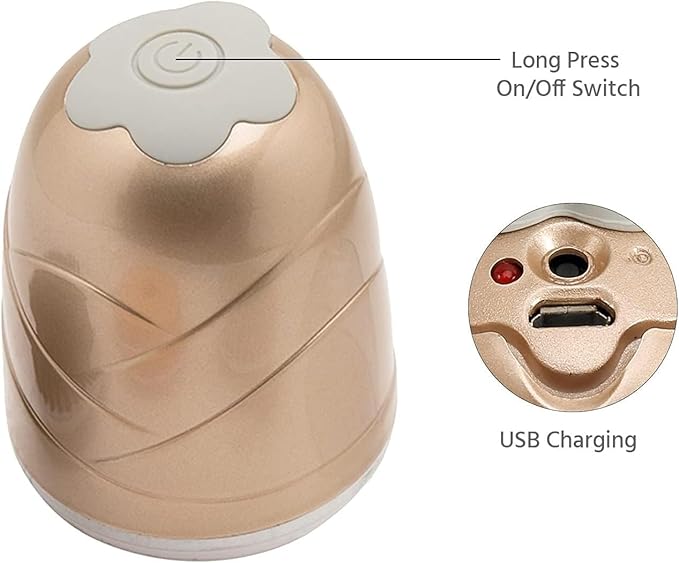 Rechargeable Face Cleaning Massager with 3 in-1 Detachable Heads 2 360 Speed Rotations IP7X Waterproof for Facial Use