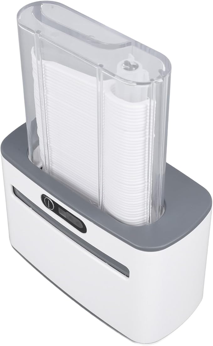 Automatic Floss Pick Dispenser Touchless Infrared Sensing Electric Floss Holder with 100 Flossers for Home Restaurant Travel ABS Portable Design