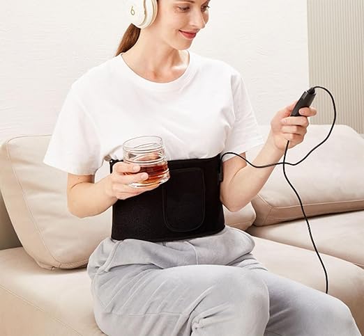 Red Light Therapy Belt for Body Pain WaistInfrared Light Therapy Device with Timer and Remotefor Back Waist Muscle Pain Relief Improve Joint Inflammation