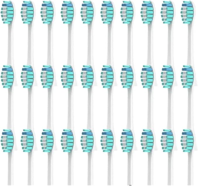 20/50/100 Pieces Toothbrush Heads Compatible for Apiyoo P7/Y8/SVP/Moon Electric Heads Vacuum Bristle Nozzle(100White)