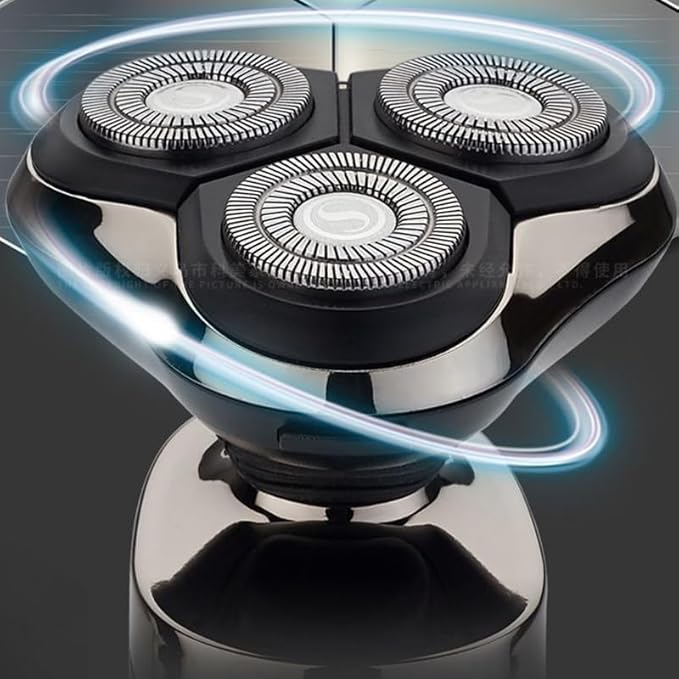 Electric Shavers for Bald Men Wet Dry Waterproof LCD Display Electric Shaver Beard Electric Razor for Men Facial Shaving Machine Rechargeable