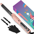 MiroPure Self Rotating Curling Iron 1 Inch Ionic Hair Curler Automatic Curling Wand with Longer Barrel for Waves and Curls Unique Button to Enable/Distable Rotation