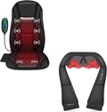 Snailax Vibration Back Massager with Heat &amp Shiatsu Neck and Shoulder Massager – Full-Body Massage Solution for Office Home