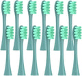 12PCS Replacement Brush HeadsCompatible for Oclean X PRO/ Z1/ F1/ One/Air 2 /SE(12pcs Green)