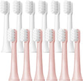 6/12Pcs Replacement Brush HeadsCompatibility for XIAOMI MIJIA T100 Mes603 Electric Toothbrush Vacuum Soft Bristle Suitable Nozzles(T100-WH6 PK6)