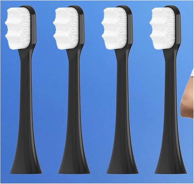 6 Pcs Ultra Soft Replacement Brush Heads Compatible with Philips Sonicare Electric Toothbrush 4100 6100 6500 9000 9300 9900 9500