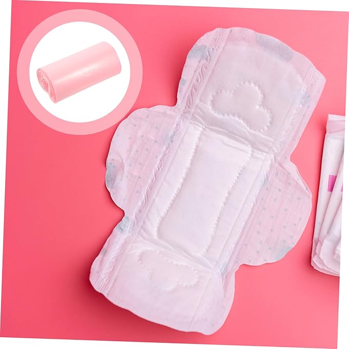 SHERCHPRY 500pcs Disposable Napkin Bags Feminine Disposal Pouches - Travel-Friendly for Pads and Liners