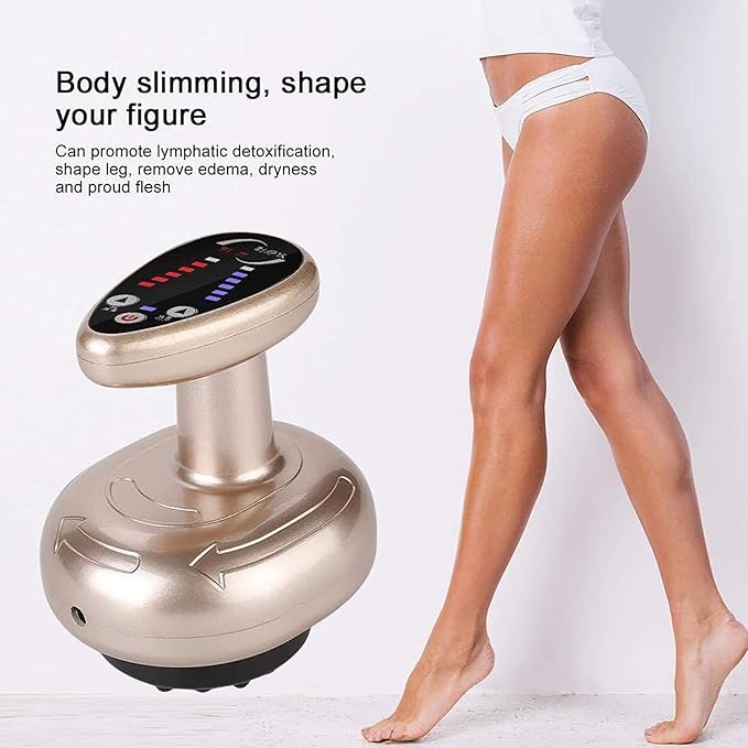 2 in 1 Electric Gua Sha Scraping Massager and Cupping Therapy Tool for Body Back Pain Relief Relaxation Gifts