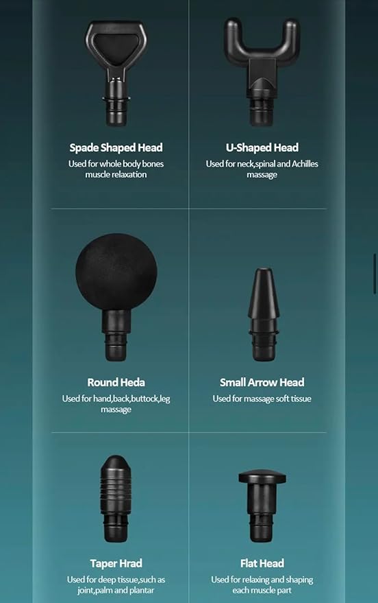 Handleheld Massager Gun 30 Speed Muscle Deep Tissue Fascial Percussion Led Touch Screen Fascia Massage Gun Free Pen (Black)