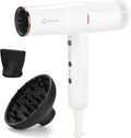 Hair Dryer IG INGLAM Professional 110000 RPM High Speed Blow Dryer Negative Ion Low Noise 3 Heat Settings &amp 3 Speed &amp Cold Settings Lightweight for Travel Home Salon Ionic Hair Dryer