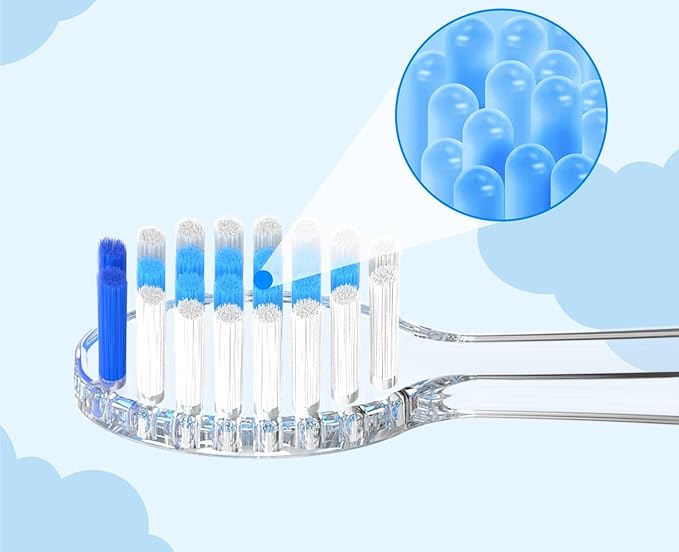 10-Pack Replacement Toothbrush Heads Compatible with Seago SG513/SG977/SGEK6/DT-K6 for Children's Electric toothbrushes(Pink)