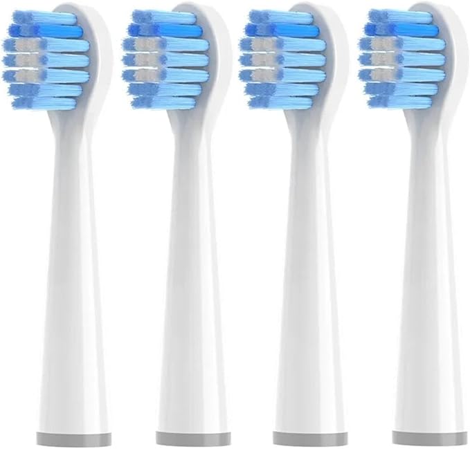 4 Pcs Replacement Brush Heads for usmile Q3 Q3S Q1 Children's Electric Toothbrush Head Soft for Dupont Bristles with Dust Cover(Blue)