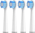 4 Pcs Replacement Brush Heads for usmile Q3 Q3S Q1 Children's Electric Toothbrush Head Soft for Dupont Bristles with Dust Cover(Blue)