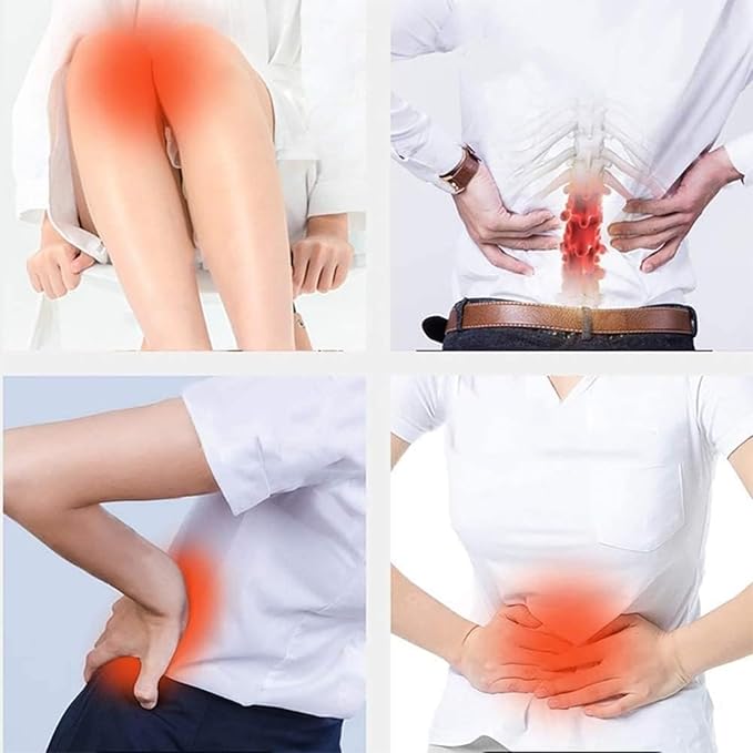 Adjustable Heated Waist Belt 360° Far Infrared Electric Sauna Hot Pad with 3 Vibration Modes Portable Foldable Lumbar Brace for Back Pain Relief Weight Loss &amp Waist Shaping for Women