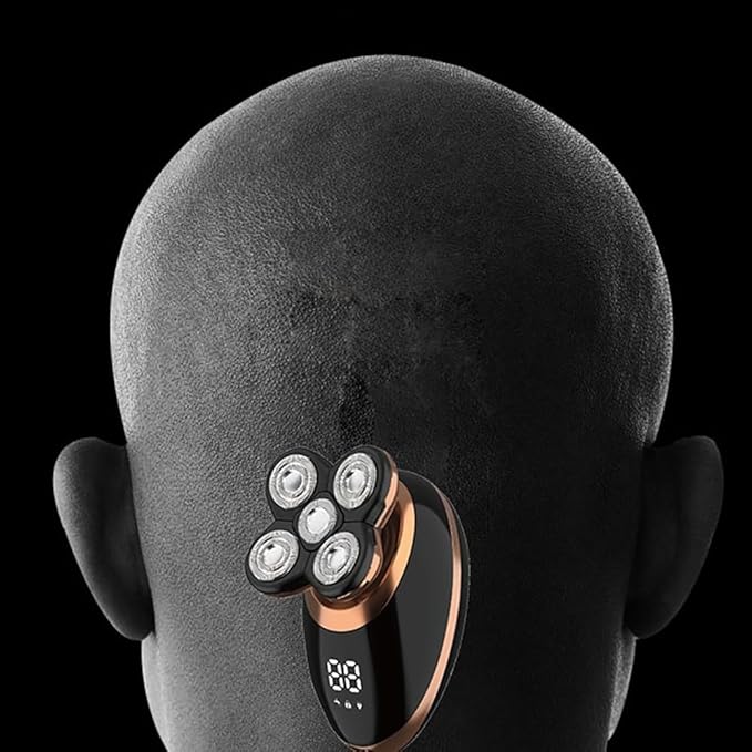 Head Shaver for Men 5 in 1 Grooming Kit Electric Shaver for Men Rechargeable Beard Hair Trimmer Razor Facial Wet Dry Bald Head Shaving Machine